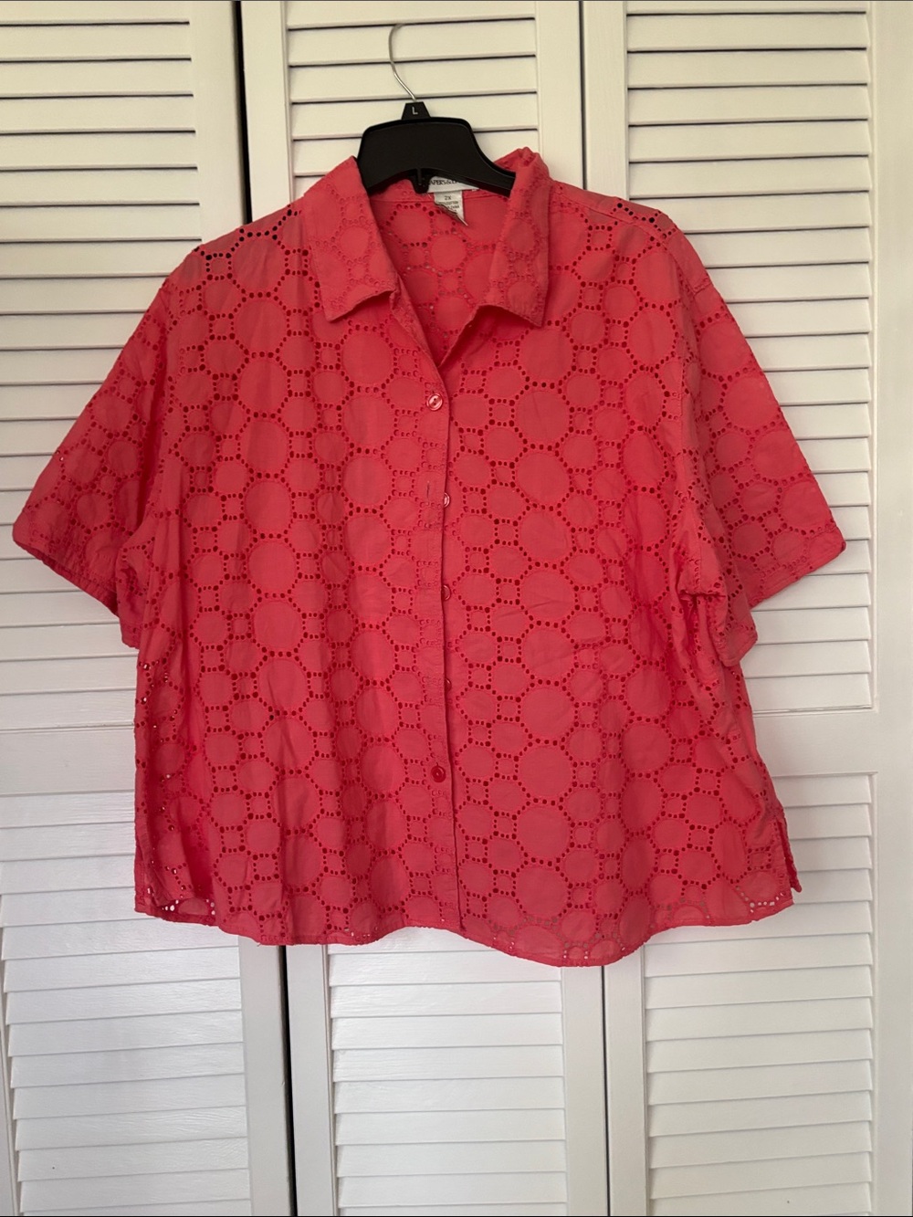 Cute colorful shirt to wear over a shell